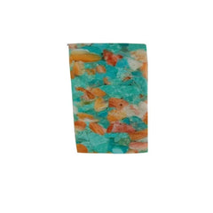 Compressed Gemstone Turquoise Mojave Copper Turquoise Connector Gold Electroplated Jewelry