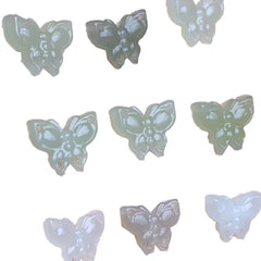 Nephrite High Quality Carving With Butterfly