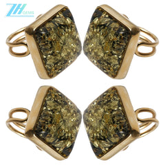 Natural Elegant Green Baltic Amber Ring Gift For Her Stone Ring Summer Woman Gift Sterling Silver Ring