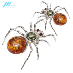 Baltic Amber Animal Pendant Stress Relief Gift For Her Strength Red With Orange Color Round Beaded Promise Gift