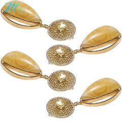 Amber With Gold Plated Sterling Silver Yellow Burgundy Oval Dropmodern Amber Jewellery Set Gift For Women Necklace Collection