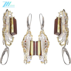 Amber Earring Meaningful Jewelry Gift For Her Wife And Mom Gemstone Stones For Jewelry Making Holiday Gift Beadwork Design