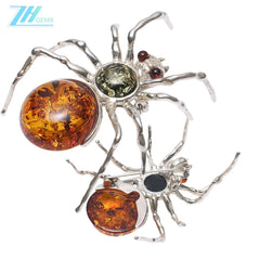 Baltic Amber Animal Pendant Stress Relief Gift For Her Strength Red With Orange Color Round Beaded Promise Gift