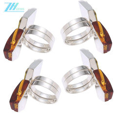 12.8g Baltic Amber Ring Jewelry Set Diy Jewelry Making And Amber Design Making Jewelry Holiday Gift Loose Gemstone Simple