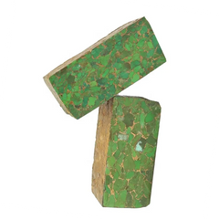 Mohave Green and Bronze Block /Cabochon making/Lapidary/Arizona turquoise1