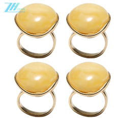 Authentic Butterscotch Amber Ring Yellow Baltic Stonesterling Silver Adjustable Ring Natural Untreated 925 Silver