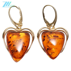 Red Baltic Amber And Sterling Much Accessary Silver And Ruby Amber Stone Drop Pendant Cute Red Amber Pendant For Women