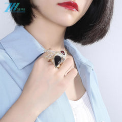 Baltic Amber Ring Jewelry Set Animal Apparence High Quality Smooth Amber Making Ring Jewelry Holiday Gift