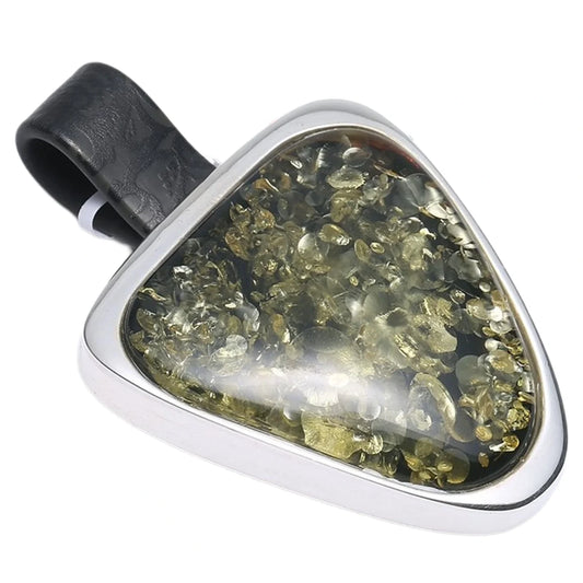 Amber Gemstone Pendant Handmade Gift For Her Baltic Amber Pendant Jewelry Set High Quality Gemstone Huge Drop Free-shape 20.8g