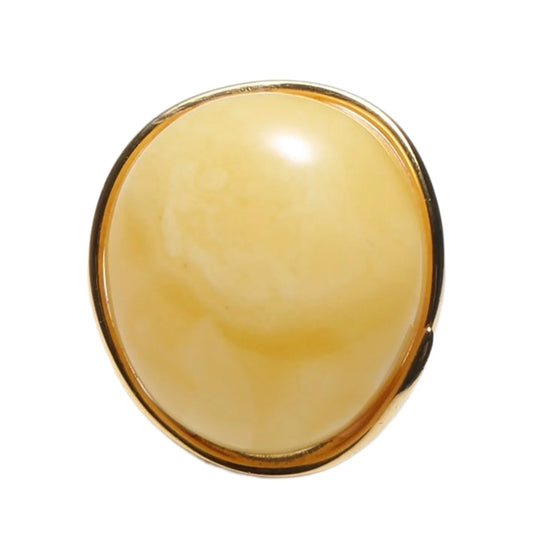 Authentic Butterscotch Amber Ring Yellow Baltic Stonesterling Silver Adjustable Ring Natural Untreated 925 Silver
