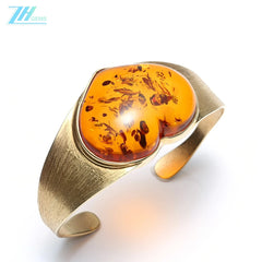 Natural Baltic Sea No Optimized Flower Bracelet Handmade Jewelry Gift For Her