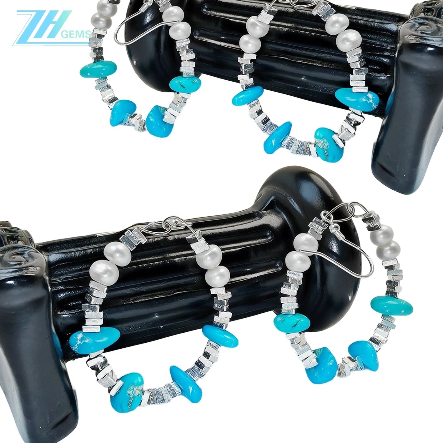 Exquisite Natural Pearl Earrings Fashion Women's Jewelry Versatile Multi-occasion Suitable Pearl Earrings Popular Models