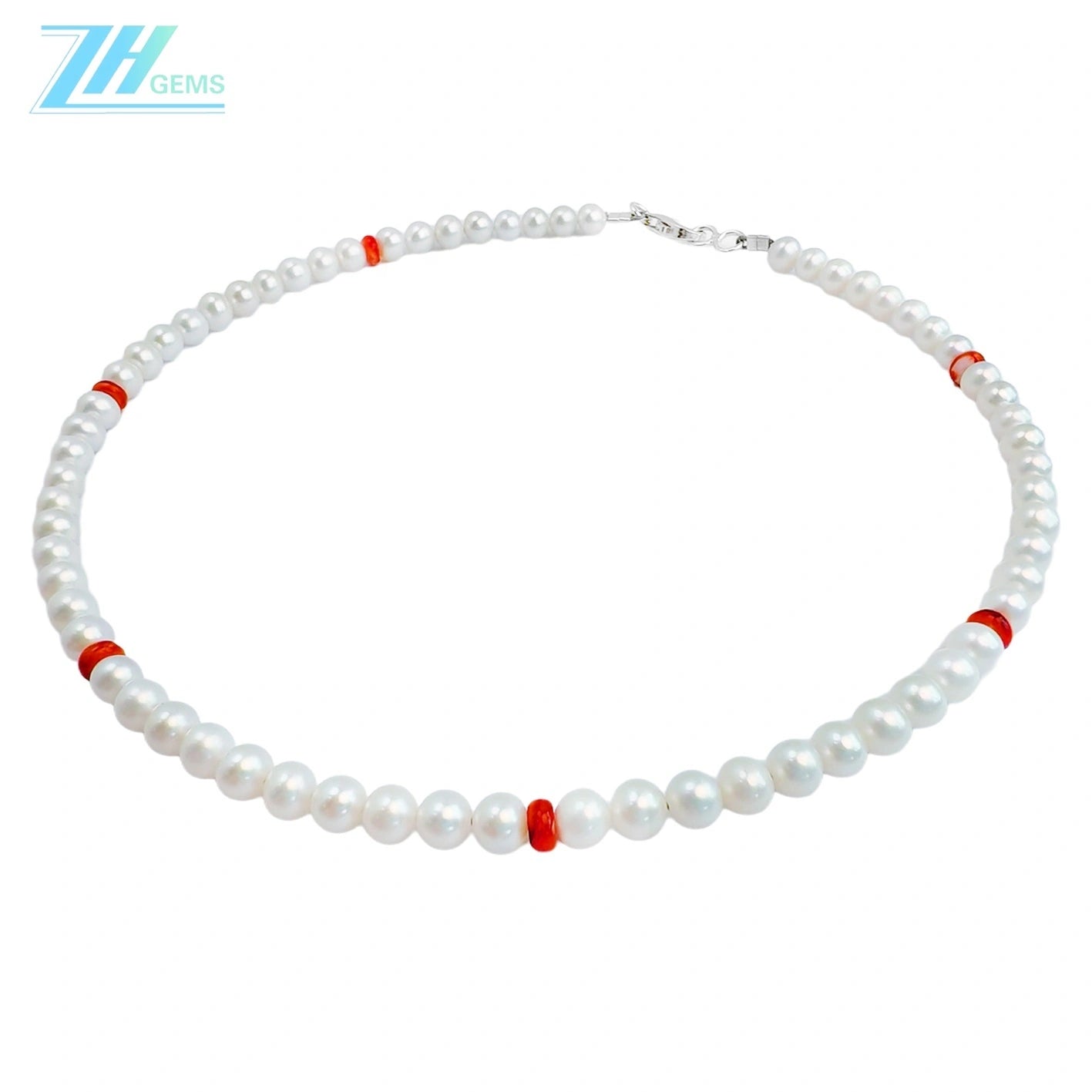 Natural Pearl Natural Spiny Oyster Necklace Summer Jewelry Hot Sale Female High-end Fashion All-match Pearl Necklace