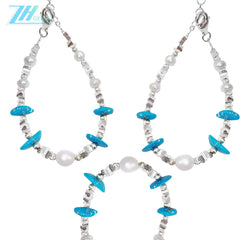 Simple Beautiful Pearl Bracelet And Natural Turquoise Hot Sellingsimple Atmosphere Jewelry And Generous Modern Style