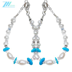 Beautiful Pearl Bracelet And Natural Turquoise Hot Selling Simple And Generous Modern Style Gift Choice A Good Gift For Her