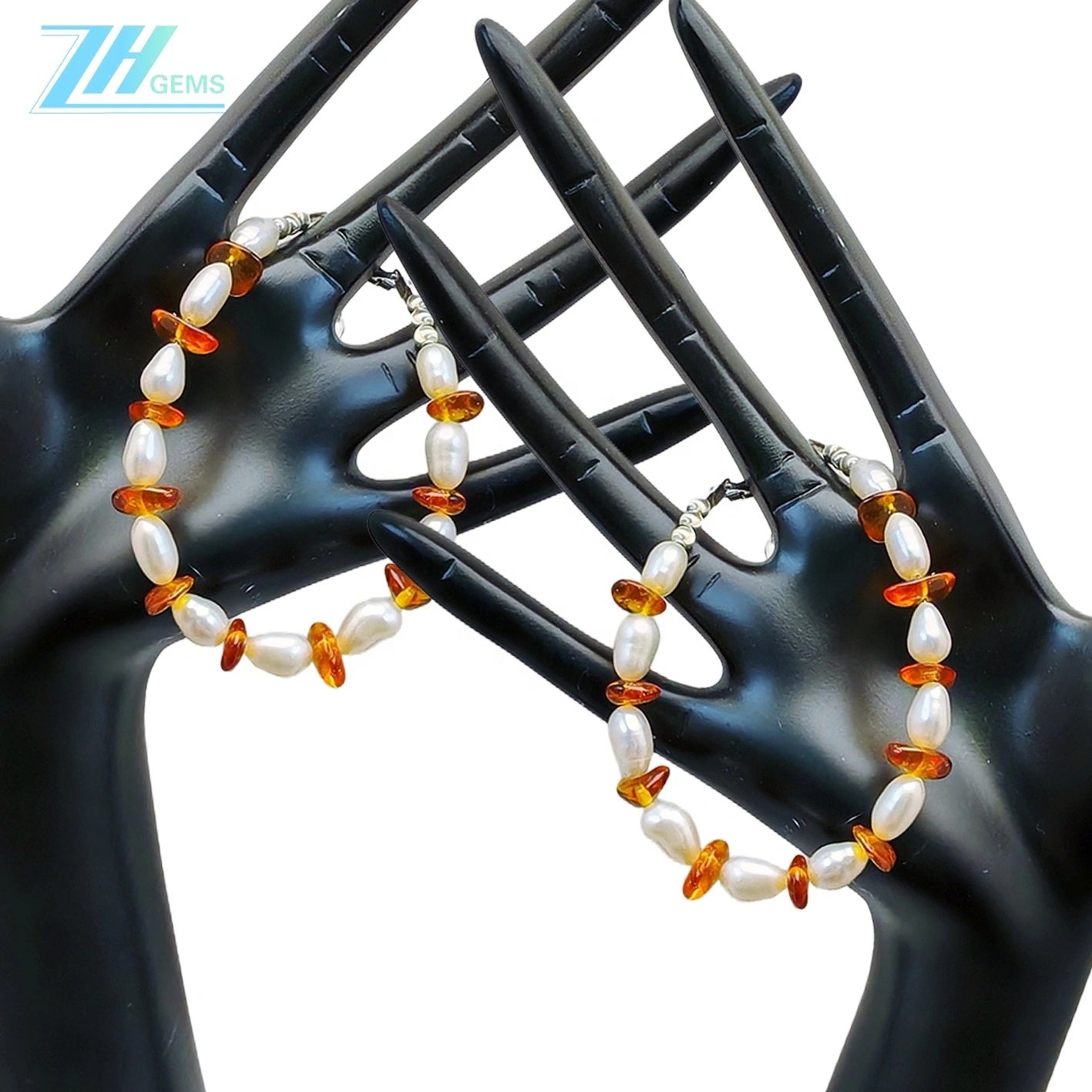 Natural Amber Fashion Jewelry Pearl Bracelet Hot Selling Simple And Generous Modern Style