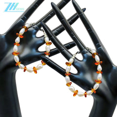 Natural Amber Fashion Jewelry Pearl Bracelet Hot Selling Simple And Generous Modern Style