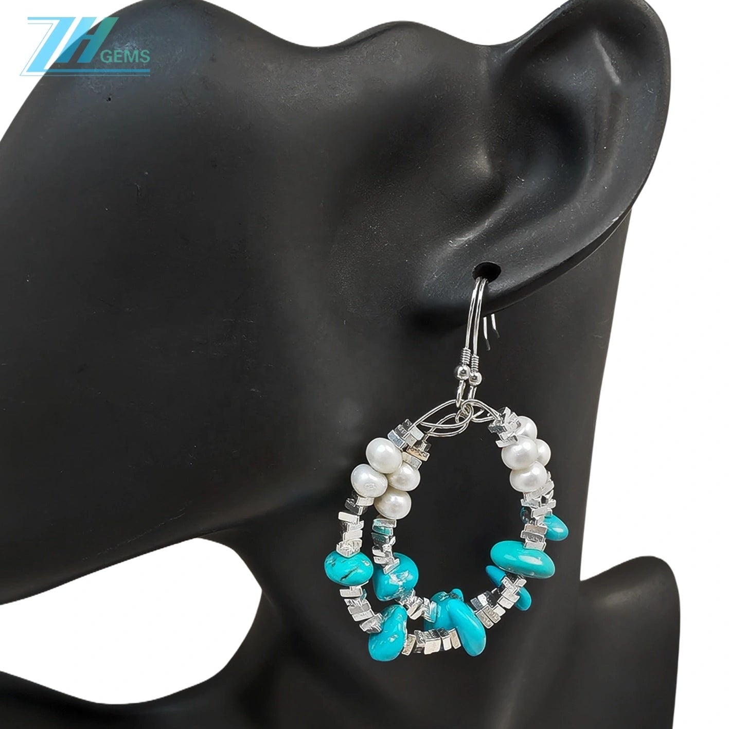 Exquisite Natural Pearl Earrings Fashion Women's Jewelry Versatile Multi-occasion Suitable Pearl Earrings Popular Models