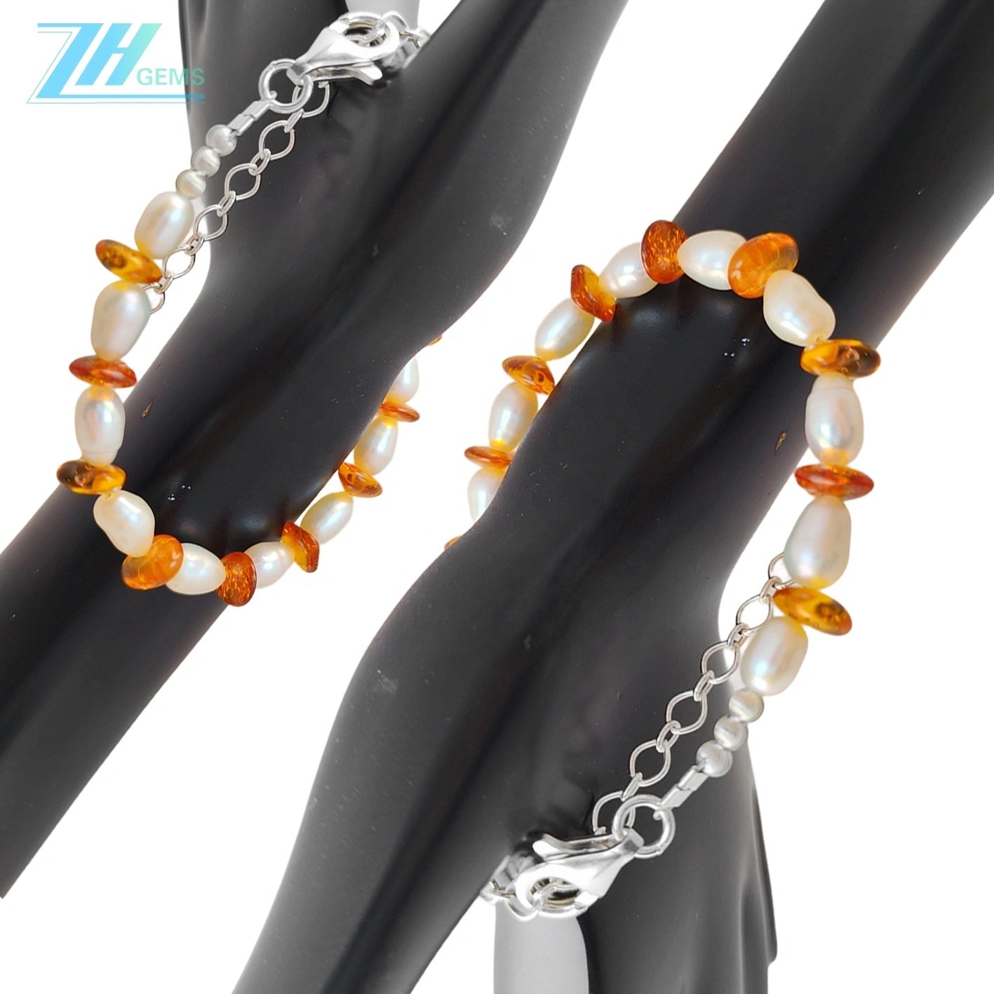 Natural Amber Fashion Jewelry Pearl Bracelet Hot Selling Simple And Generous Modern Style