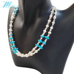 Natural Sterling Treatment Turquoise S925 Silver Fashion Women's Jewelry Multi-occasion Applicable To Popular Customized Models