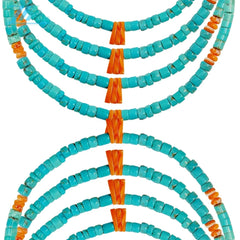 High Quality Natural Spiny Oyster Beads Natural Stablish Turquoise Necklace Jewelry Women Summer Fashion New Arrival