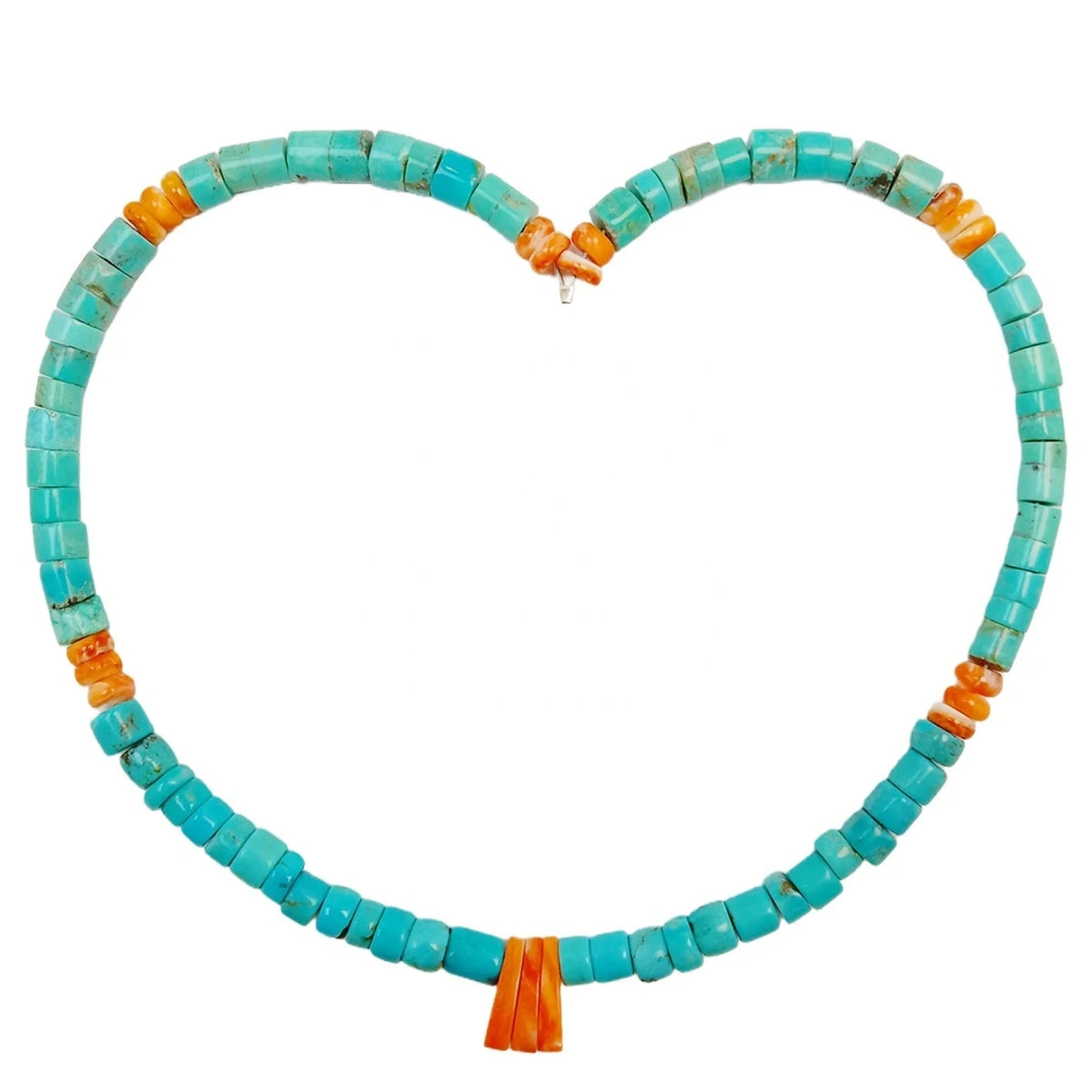 High Quality Natural Spiny Oyster Beads Natural Stablish Turquoise Necklace Jewelry Women Summer Fashion New Arrival