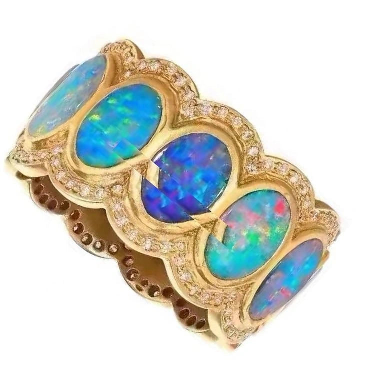 925 sterling silver inlay naturally larger oval opal bangle make wholesale