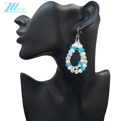 High Quality Pearl Earrings Turquoise With S925 Silver Delicate Bracelet Jewelry Custom Design Modern Style Jewelry