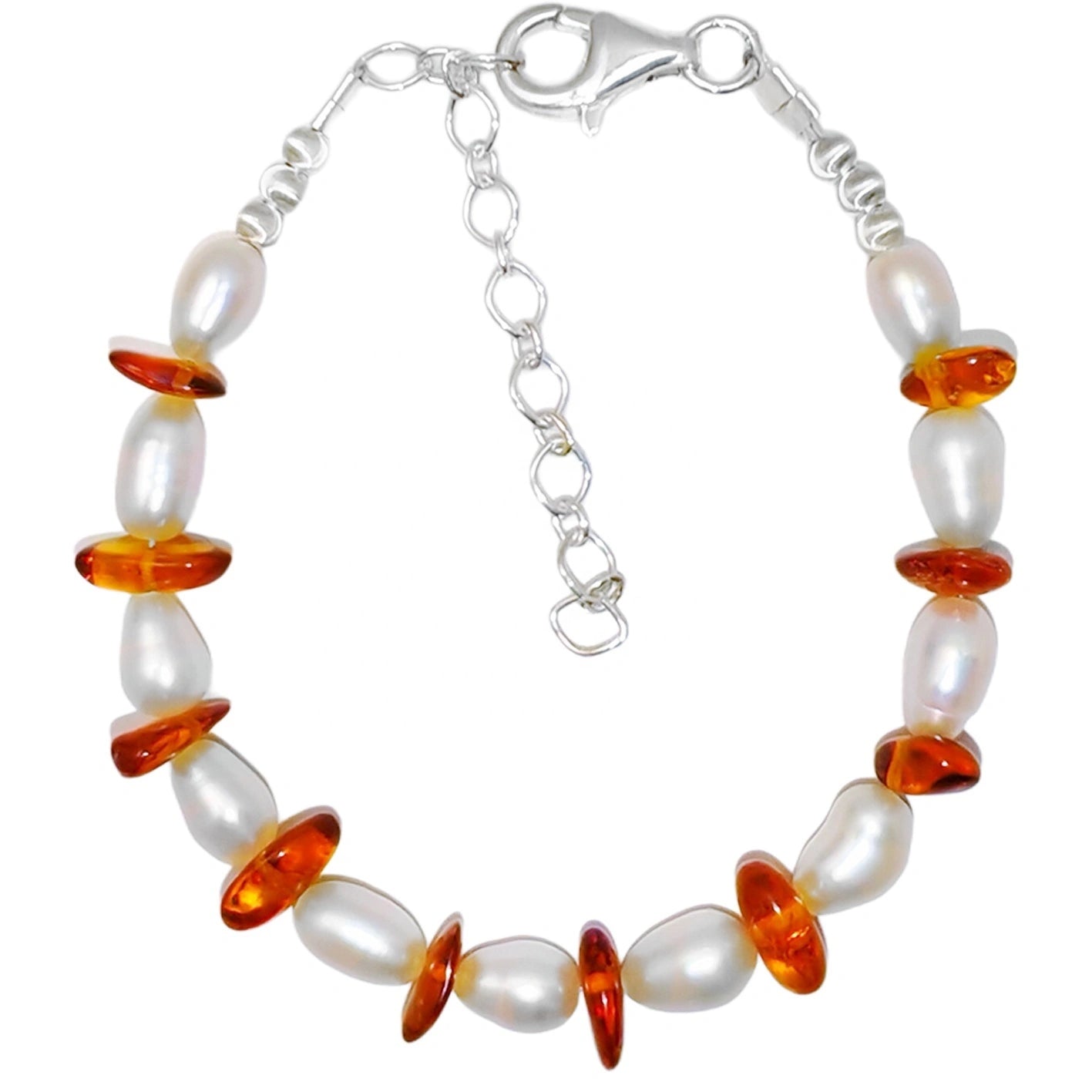 Natural Amber Fashion Jewelry Pearl Bracelet Hot Selling Simple And Generous Modern Style