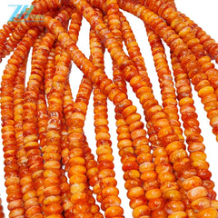Natural Orange Spiny Oyster Beads