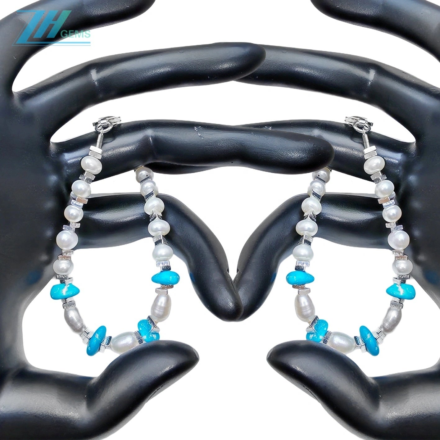 Beautiful Pearl Bracelet And Natural Turquoise Hot Selling Simple And Generous Modern Style Gift Choice A Good Gift For Her