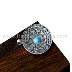 Genuine Turquoise pendant gemstone for jewelry making