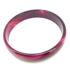 Inner 53-63mm Red Chalcedony Bangle Agate Stone Band Gemstone Width Bangle Woman Man Bangle Best Gift