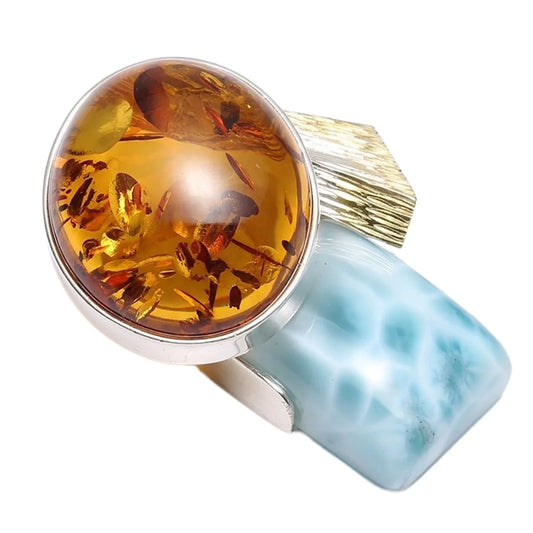 Amber Gemstone Pendant Handmade Gift For Her Baltic Amber Pendant Jewelry Set High Quality Gemstone Huge Drop Combination Red