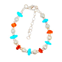 Amber Is Vivid And Turquoise Is Mysteriousthey Are Intertwined On An S925 Silver Chain The Hand Woven Craftsmanship Shows