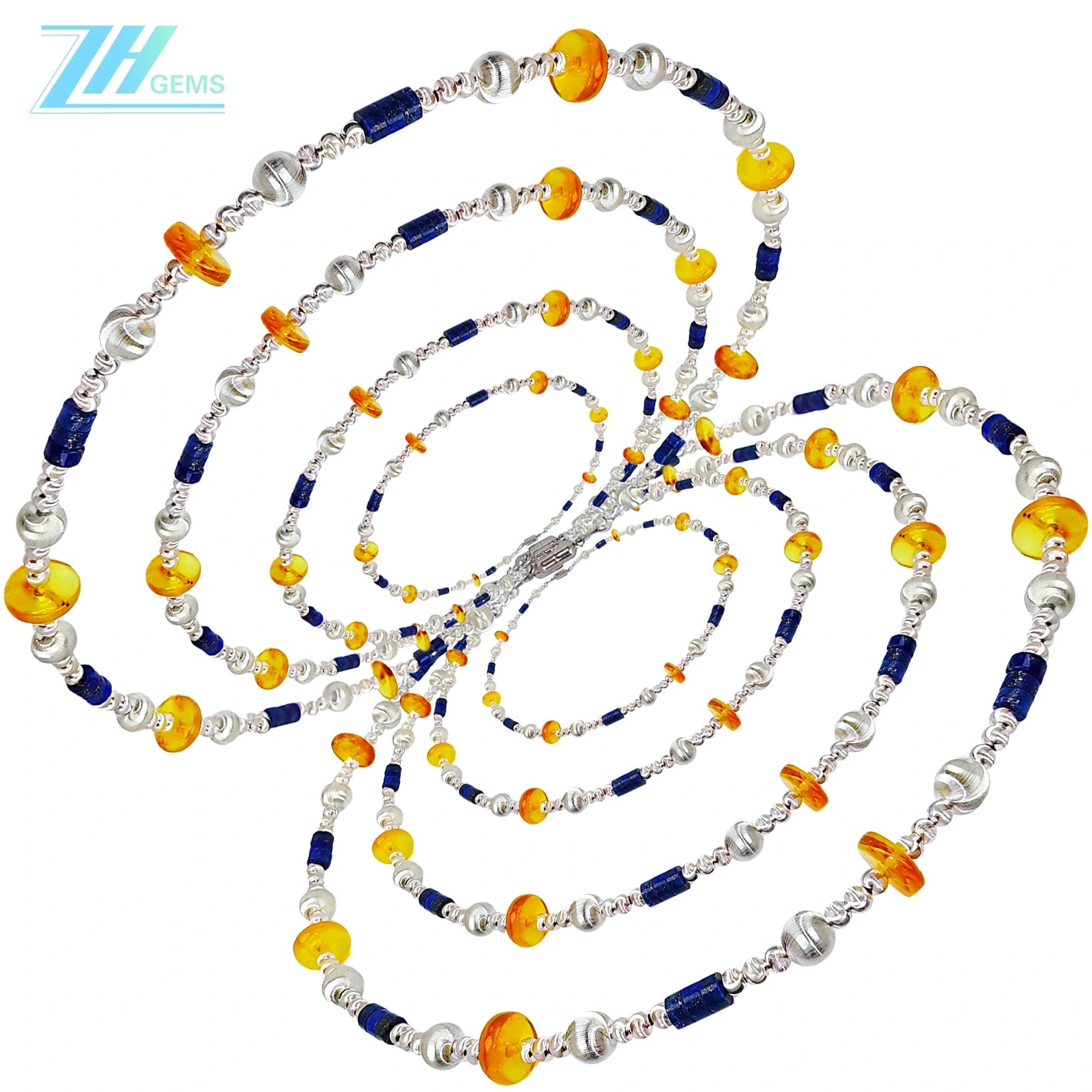 S925 Silver Strings Obsidian Abacus Amber Shaped Beads Sterling Treatment Turquoise Interpreting Oriental Style Unique Flavor