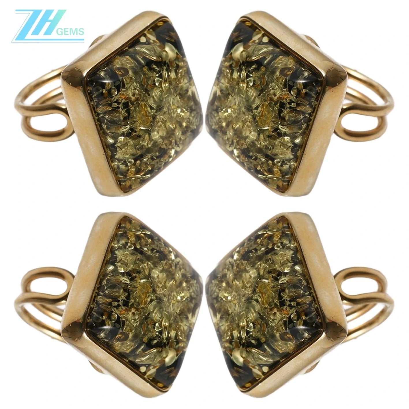 Natural Elegant Green Baltic Amber Ring Gift For Her Stone Ring Summer Woman Gift Sterling Silver Ring