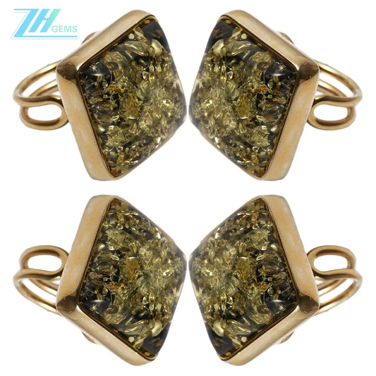 Natural Elegant Green Baltic Amber Ring Gift For Her Stone Ring Summer Woman Gift Sterling Silver Ring