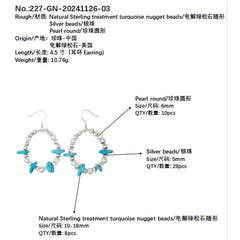 High Quality Natural Pearl Earrings Premium Women's Earrings With Delicate S925 Silver Jewelry Handmade Jewelry