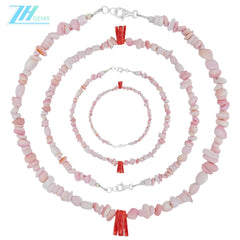 Spiny Oyster Pink Opal Pink Red 16inch 28gram Spiritual And Healing Jewelry For Growth Harmony
