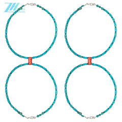 Natural Turquoise Spiny Oyster Heishi And Diamond 22gram Apatite Energy Bracelet With Natural Gemstone Beads