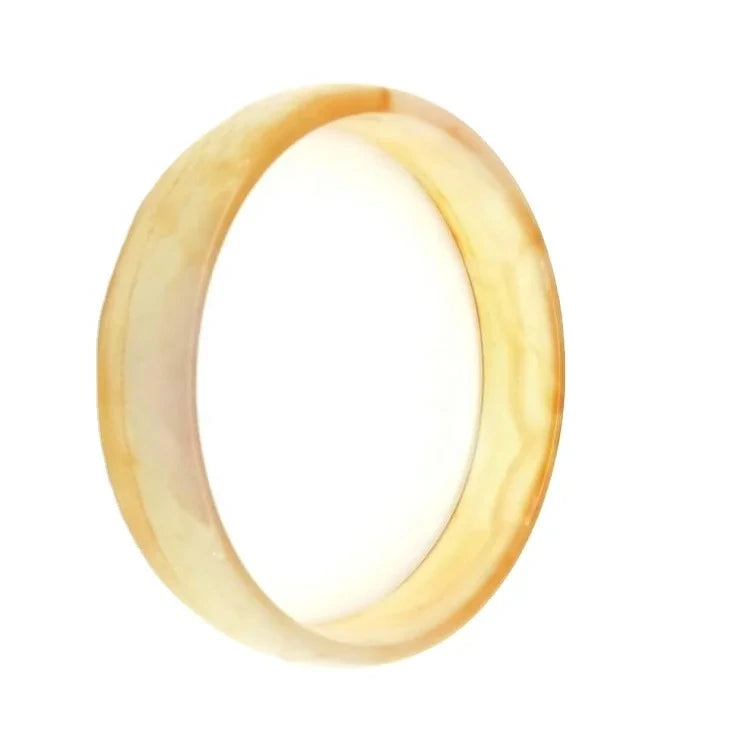 Natural Jewelry Orange Agate Gemstone Woman Man Bangle Best Gift 53-63mm