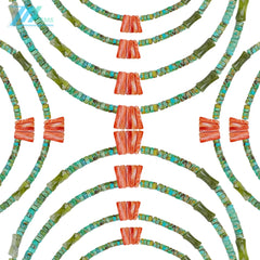 Natural Turquoise Spiny Oster Burma Jadeite 16inch 14gram Spiritual And Healing Jewelry For Growth Harmony