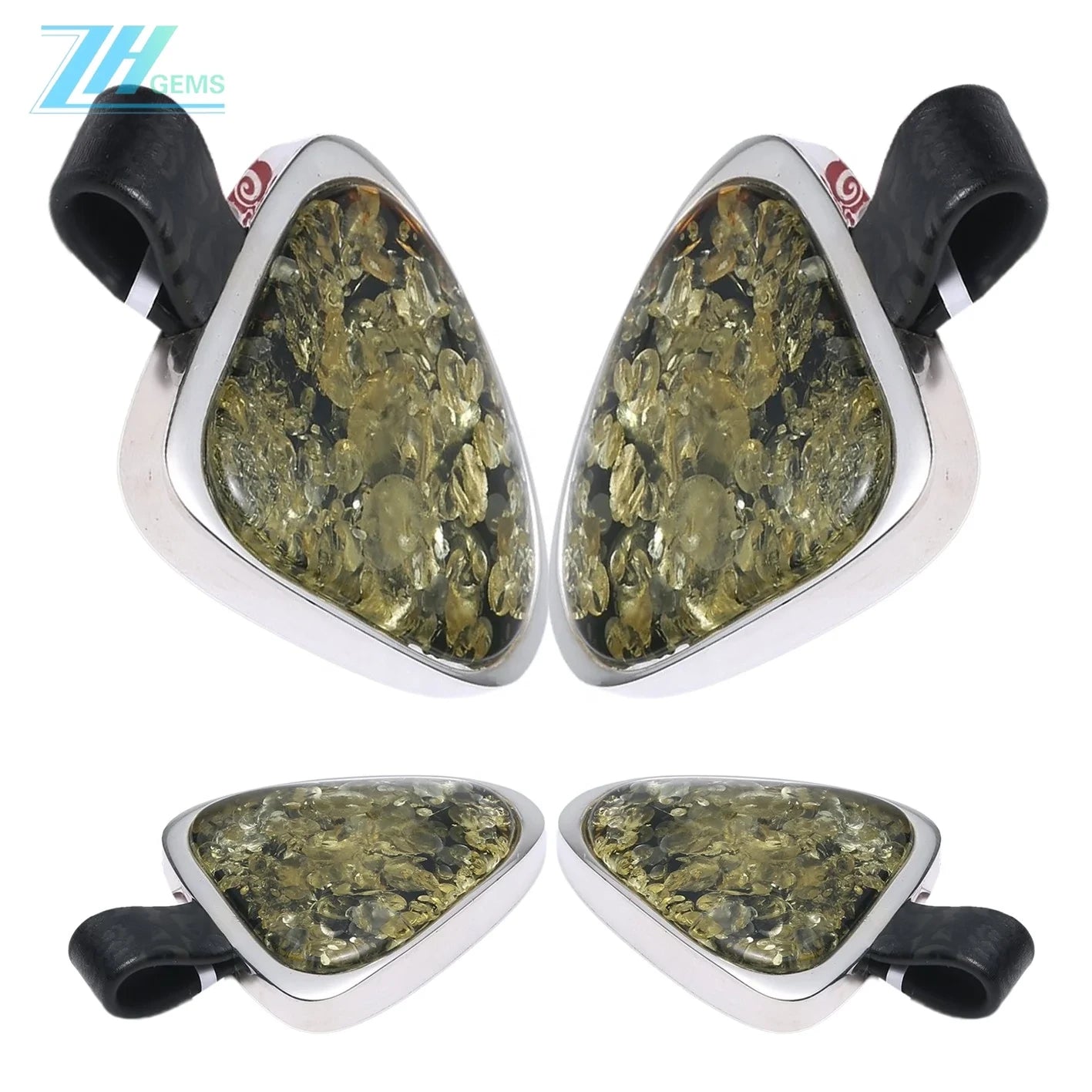 Amber Gemstone Pendant Handmade Gift For Her Baltic Amber Pendant Jewelry Set High Quality Gemstone Huge Drop Free-shape 20.8g