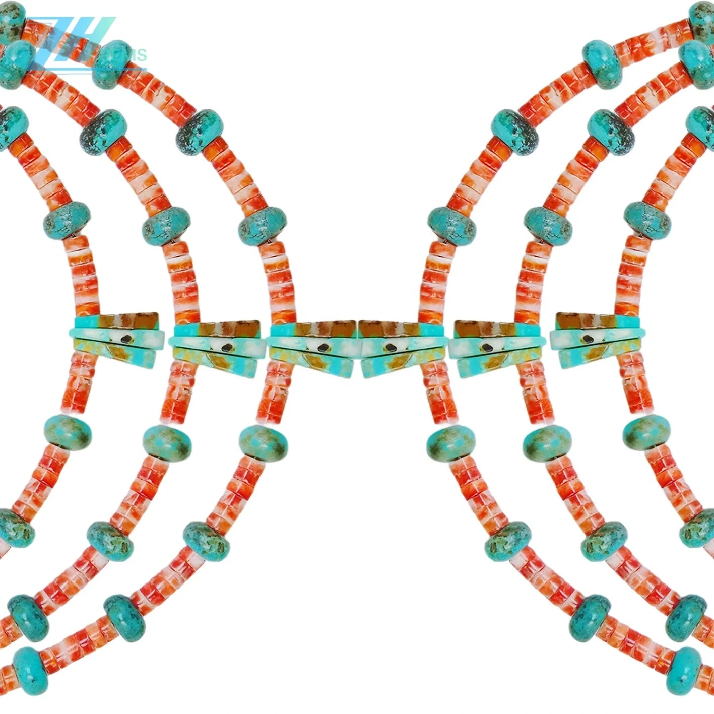 Natural Turquoise And Spiny Oyster Jewelry Elegance With Simplicity For Jewelry Making Fashion Design Holiday Gift Multi Stone