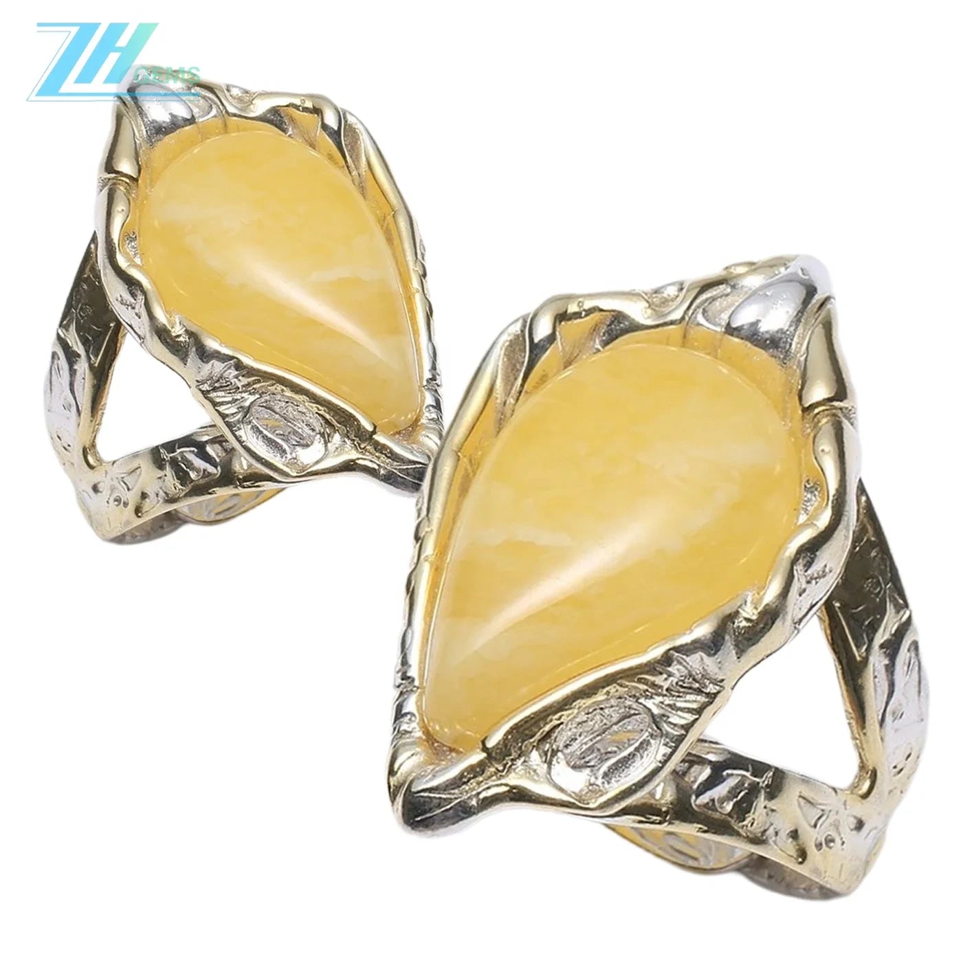 Amber Ring Spiritual And Healing Jewelrywomen Jewelry Gift Handmade Designer Gorgeous Ring Made Of Natural Amber