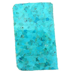 100% Naturally Blue Color Turquoise Compressed Block.1