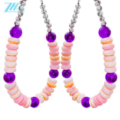 Delicate Natural Amethyst With Natural High Quality Pink Opal Bracelet Limited Jewelry Handmade Custom Jewelry