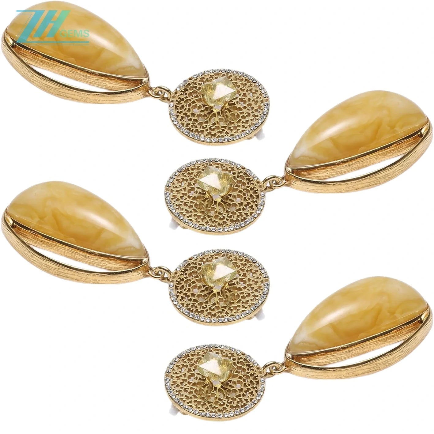 Amber With Gold Plated Sterling Silver Yellow Burgundy Oval Dropmodern Amber Jewellery Set Gift For Women Necklace Collection