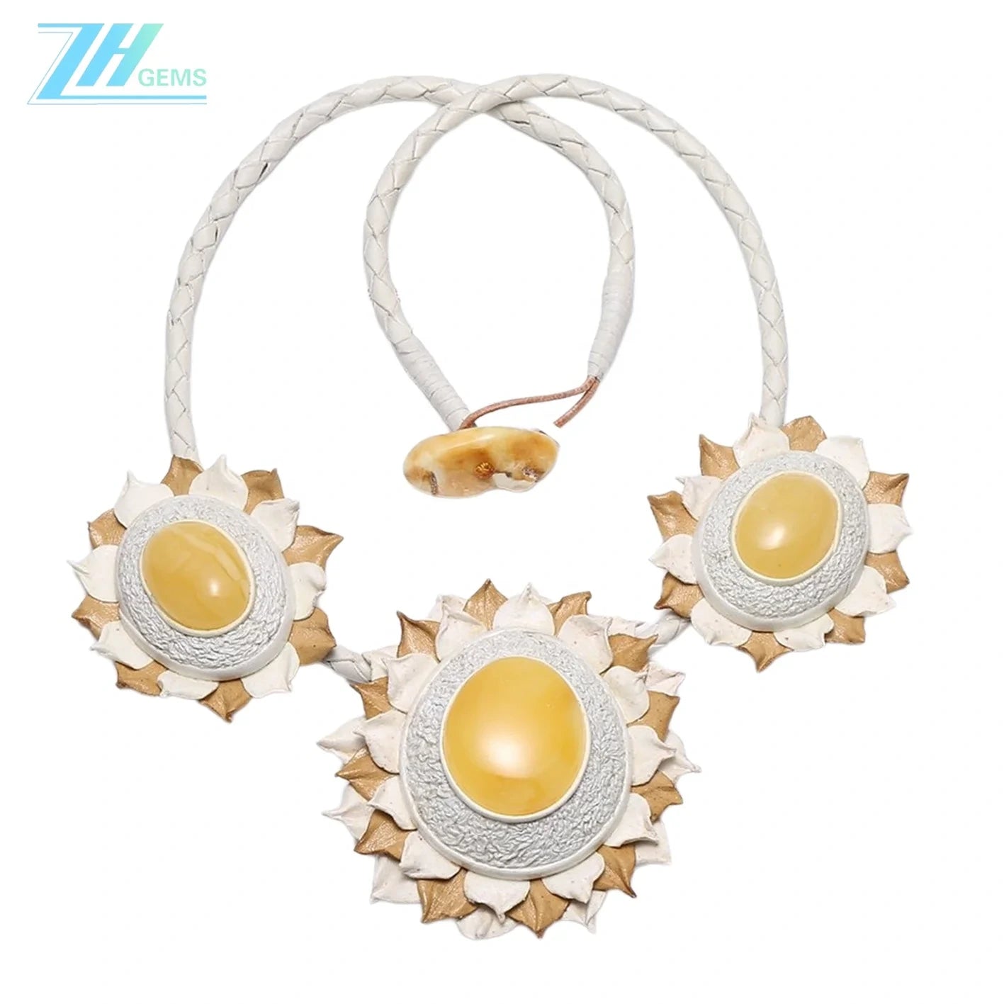 Baltic Amber Color Yellow Exquisite Beaded Meditation Simple Atmosphere 23.4g Christmas Gift Necklace